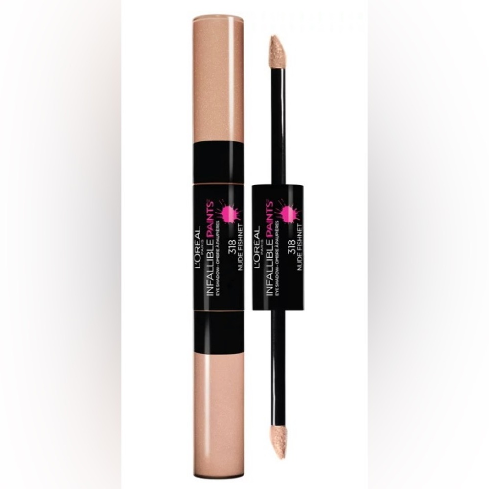 NWT L’Oréal Infallible Paints Dual Ended Eyeshadow Nude Fishnet 318